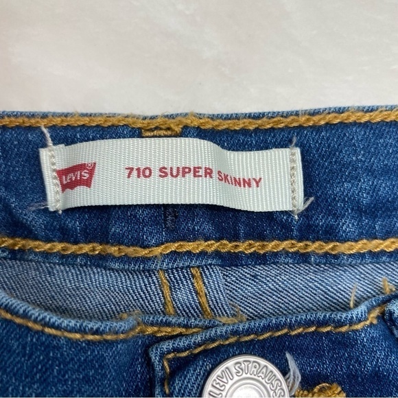 Levi’s 710 Super Skinny Jeans Girls Size 10 - Picture 10 of 12